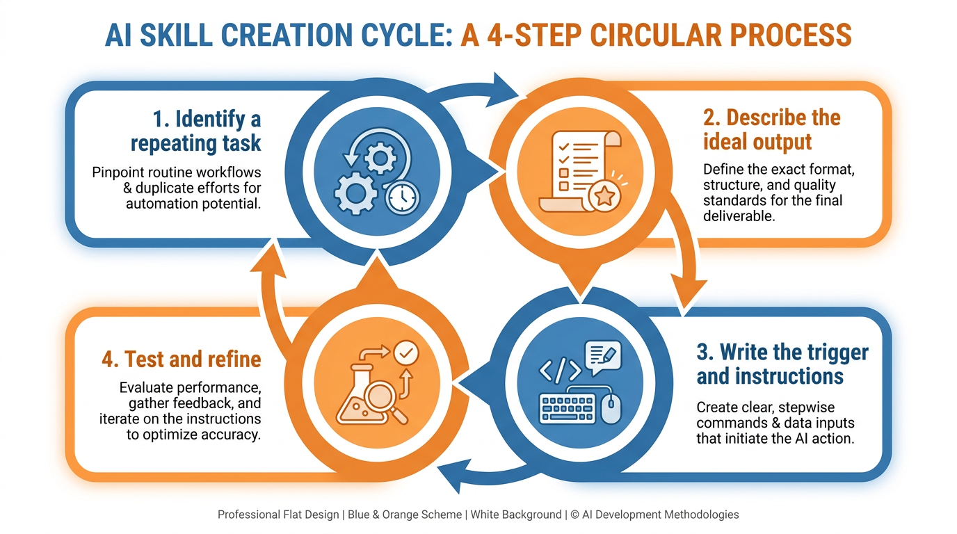 Four-step process for creating an AI skill