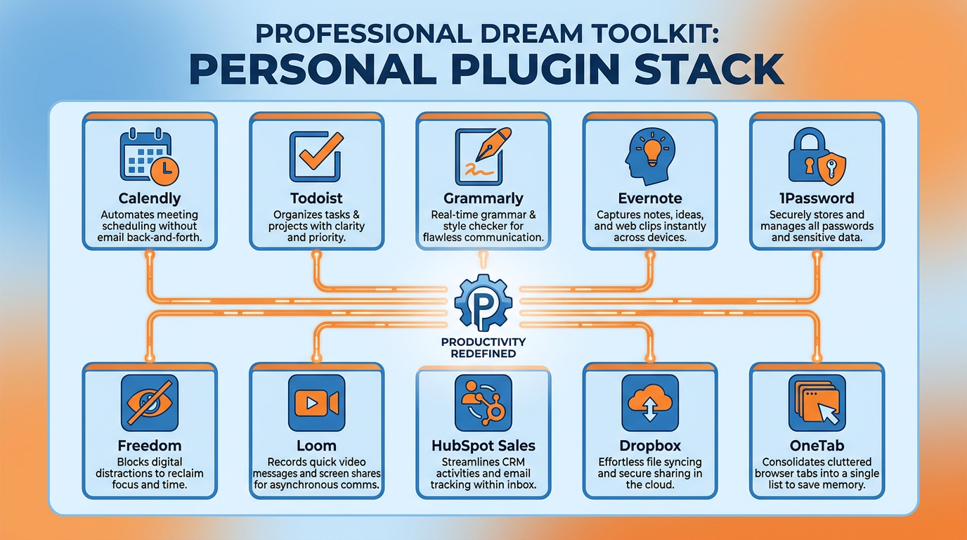 A complete personal plugin stack for a business professional